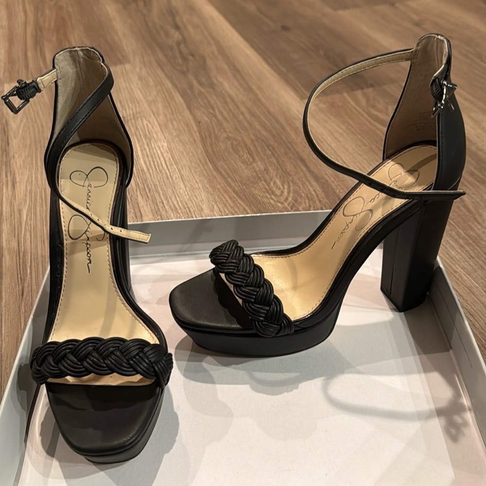 Jessica simpson black leather